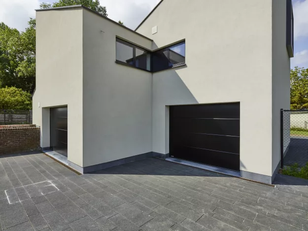 Winsol sectionaaldeur 2 garagedeuren